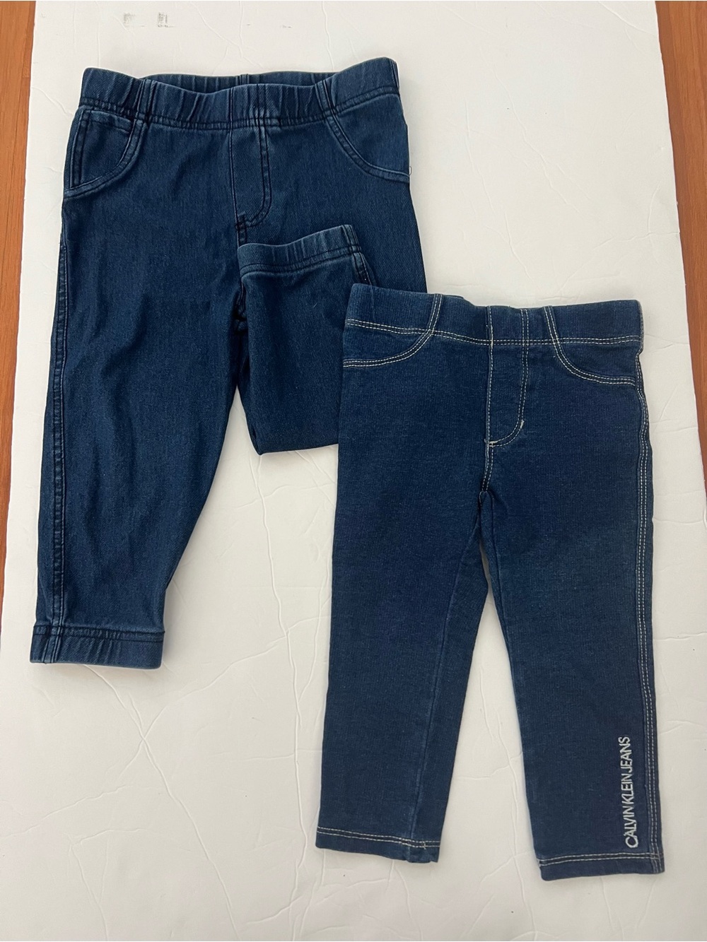 Calvin Klein 2T/First Impression 24m Toddler jeans style pants NWOT bundle of 2